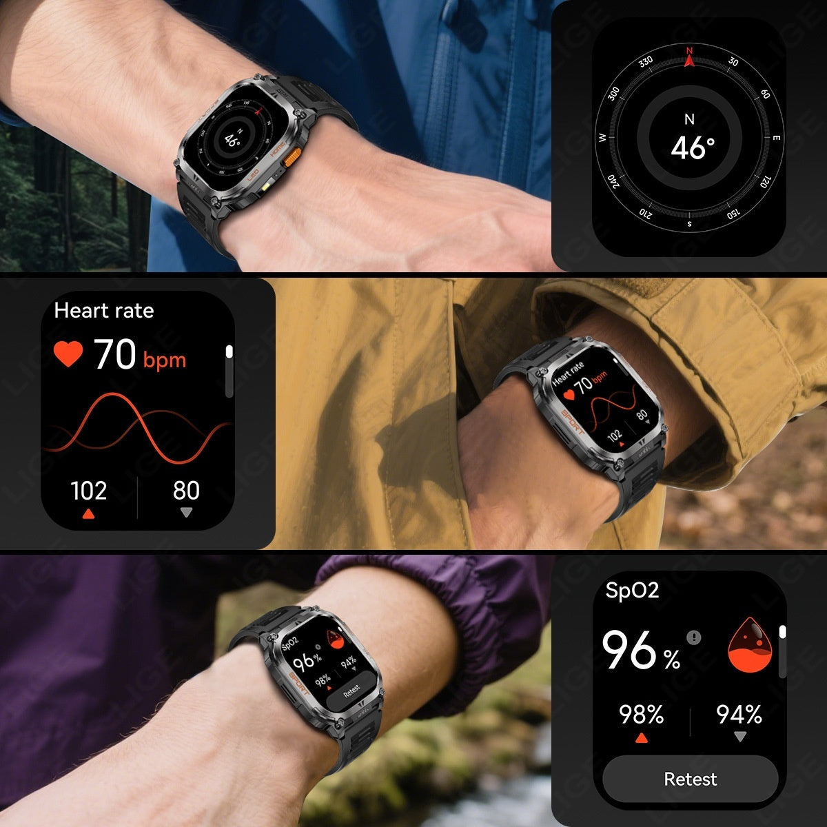 Large-screen Smartwatch With Bluetooth Calling Feature